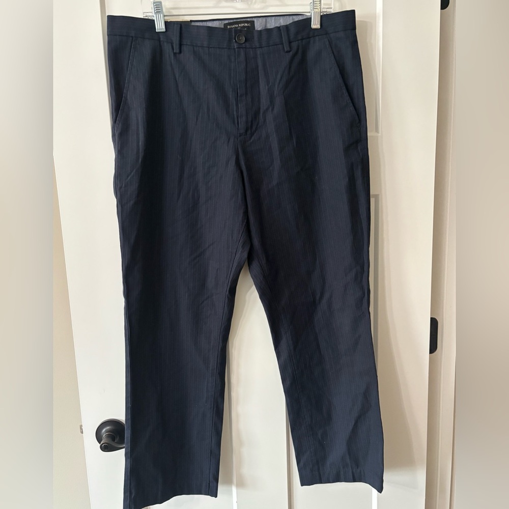 Banana Republic Kentfiels slim fit pin stripe Dress Pant NWT size 34